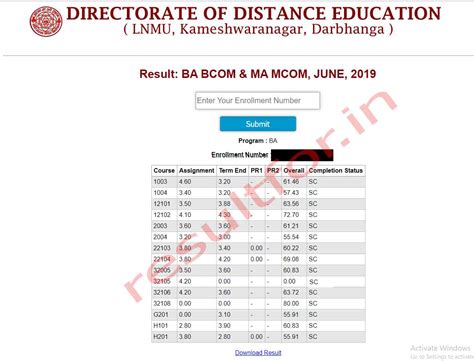 DDE – June 2023 Exam Results (Provisional) – PUDDE.